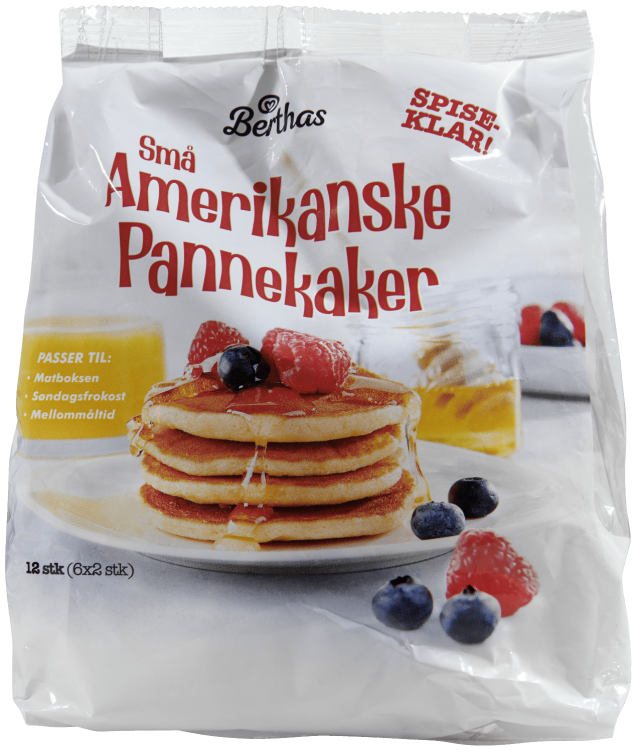 Pannekaker Amerikanske 12stk 240g Berthas
