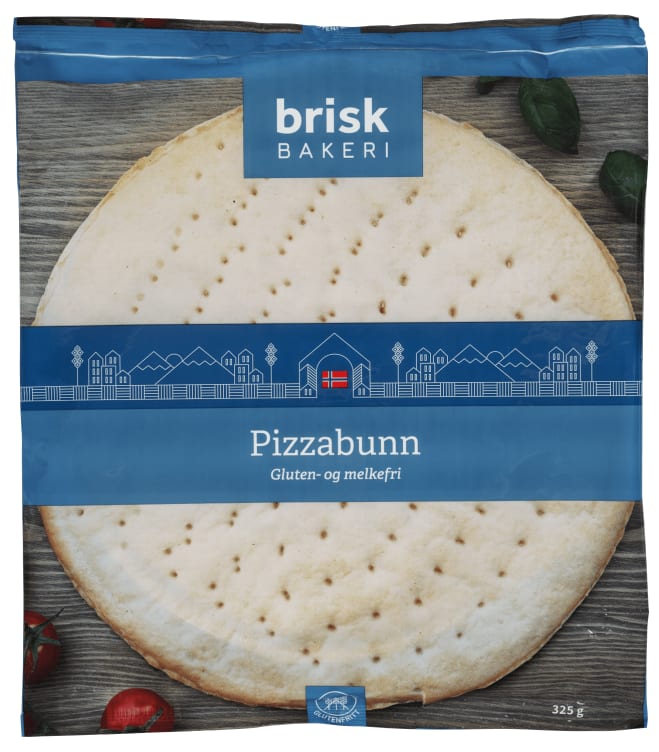 Pizzabunn glutenfri 300g Brisk