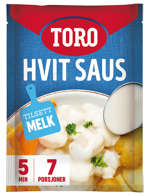 Hvit Saus Original 38g Toro