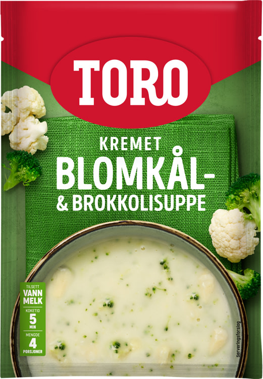 Blomkål&Broccoli Suppe Kremet 64g