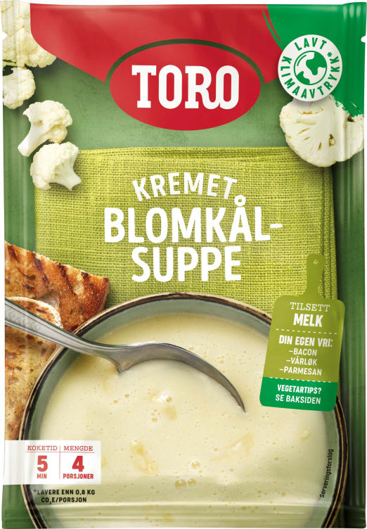 Blomkålsuppe Kremet 65g Toro