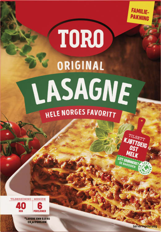 Lasagne Familiepakke 310g Toro