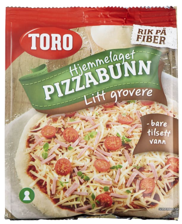 Toro Pizzabunn litt grovere 373g