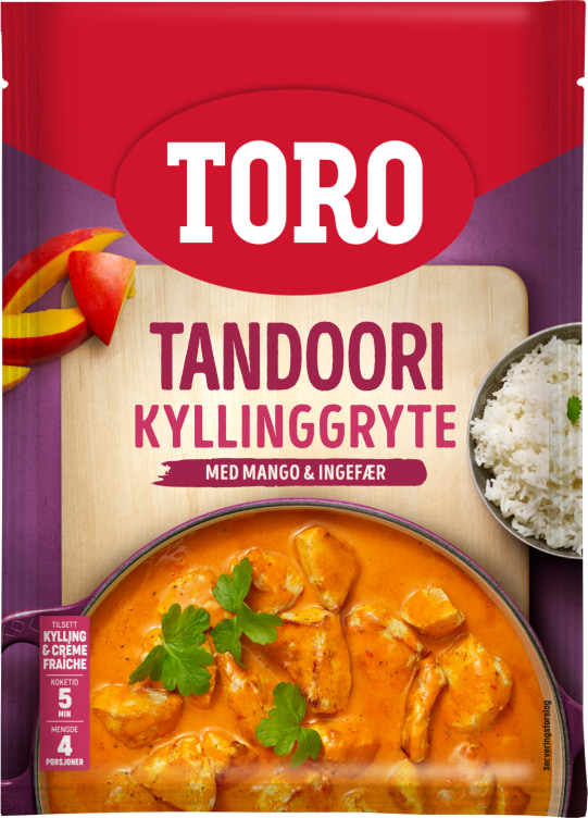 Kyllinggryte 80g Tandoori