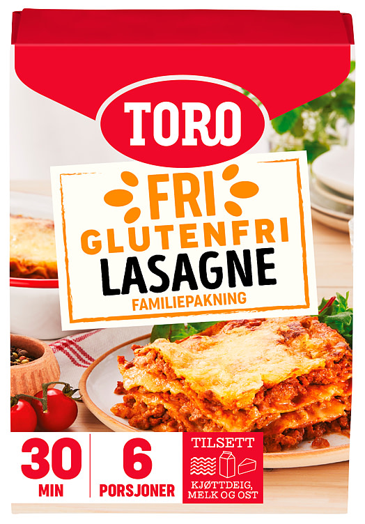 Lasagne Kit glutenfri 300g Toro