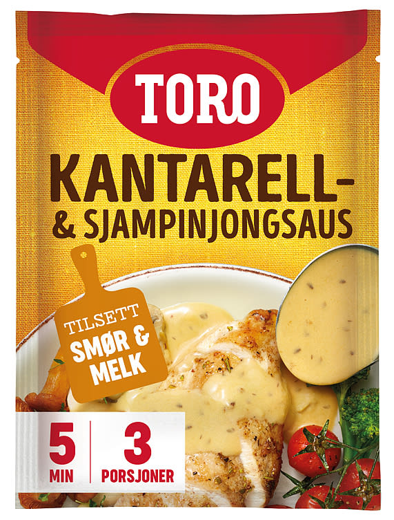 Kantarell & Sjampinjong Saus 23g Toro