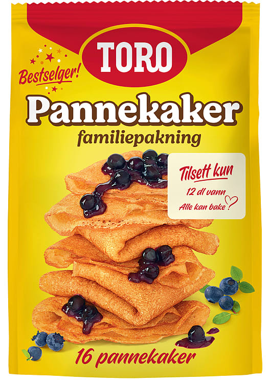Pannekaker Mix Familie 522g Toro