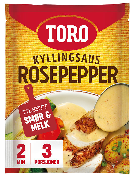 Bilde av Rosepepper Kyllingsaus 18g Toro