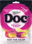 Doc Bringebær&sitron 50g