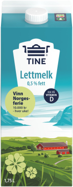 Lettmelk 0,5%