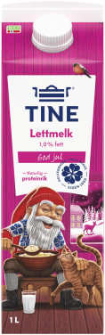 Lettmelk 1,0%