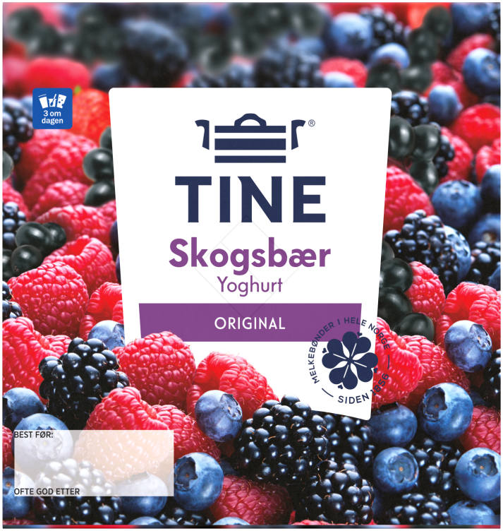 Product Image for Yoghurt Skogsbær 4x150g Tine
