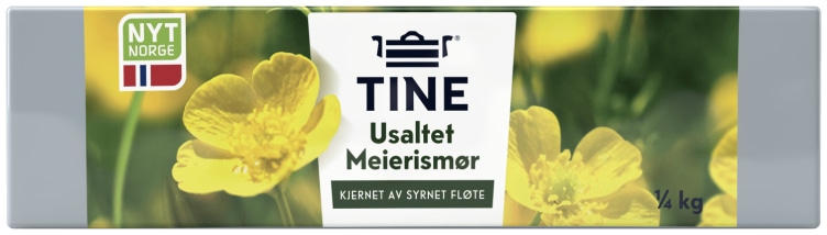 Tine Smør Syrnet Usaltet 1/4kg