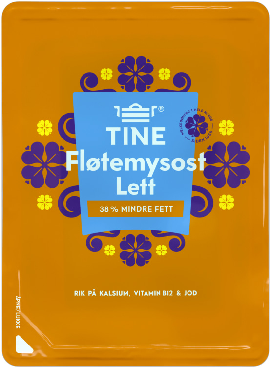 Fløtemysost Lettere skivet 130g