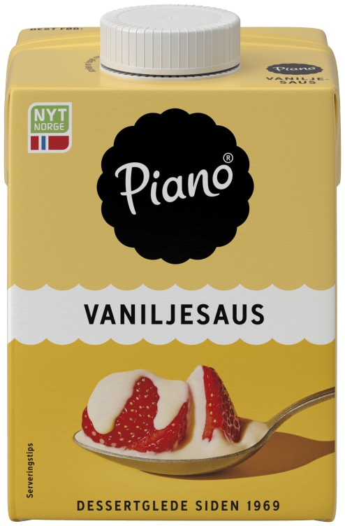 Vaniljesaus 0,5l Piano