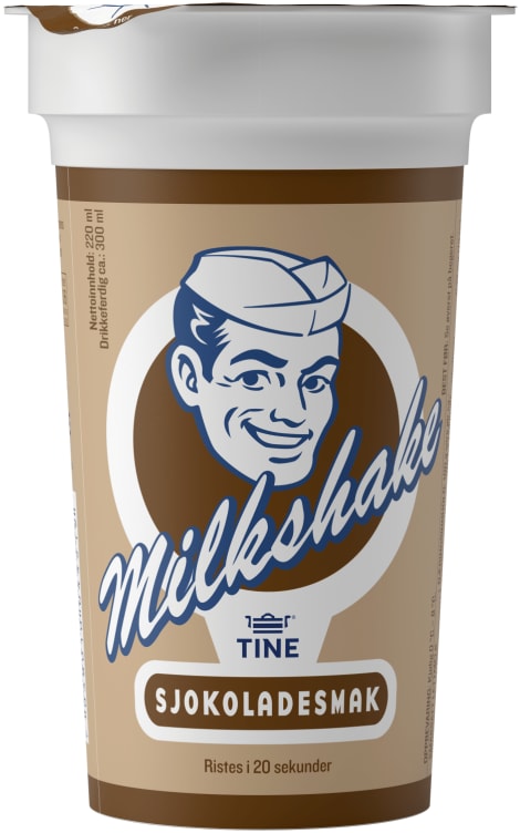 Milkshake Sjokolade 220ml Tine