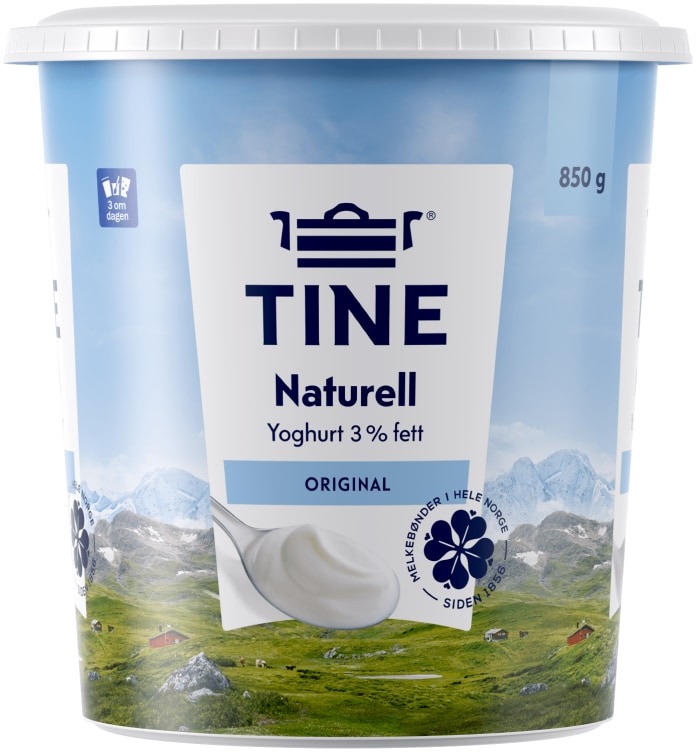Yoghurt Naturell 850g Tine
