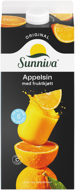 Sunniva Original Appelsin Fruktkjøtt 1,75l