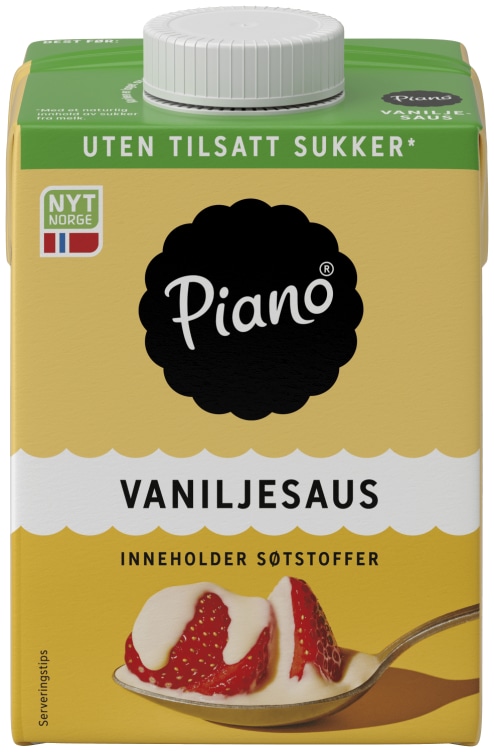 Vaniljesaus uten 0,5l Piano