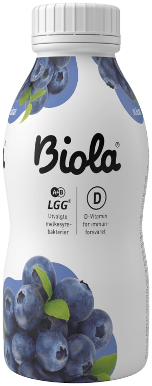 Biola Syrnet Melk Blåbær 300g Tine