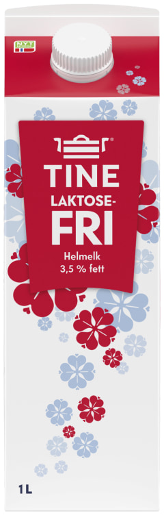 Helmelk Laktosefri 1l Tine