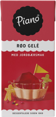 Jordbærgele