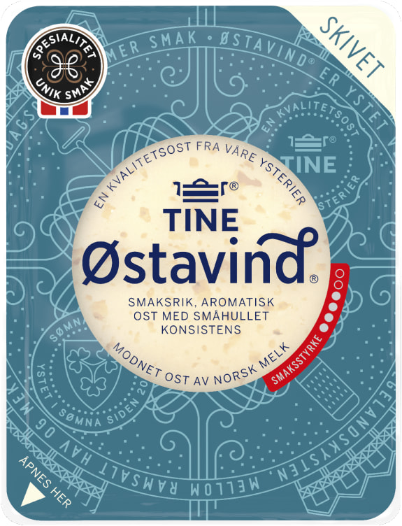 Østavind Ost skivet 150g