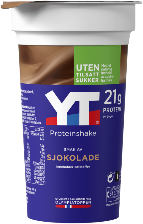 Bilde av Yt Proteinshake Sjokolade 220ml