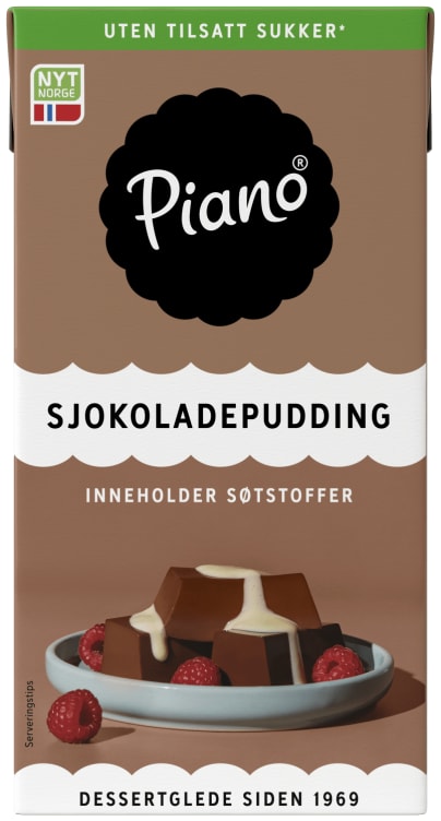 Sjokoladepudding u/Sukker 0,5l Piano