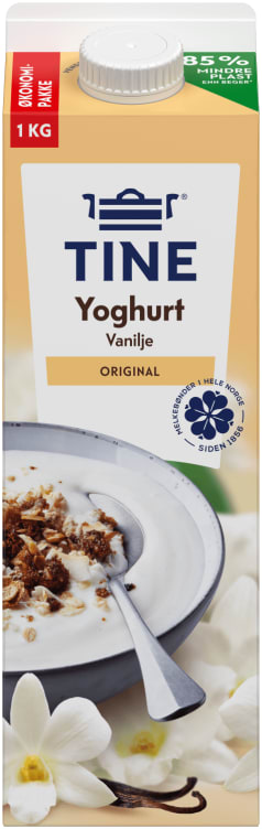 Yoghurt Vanilje 1000g Tine