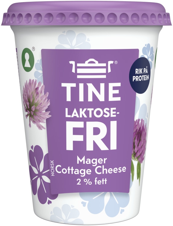 Bilde av Cottage Cheese Mager 2% Laktosefri 400g Tine