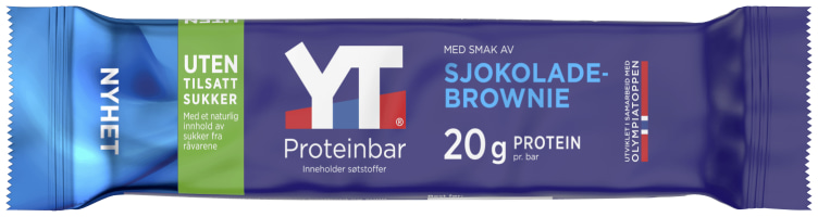 Yt Proteinbar Sjokoladebrownie 50g Tine