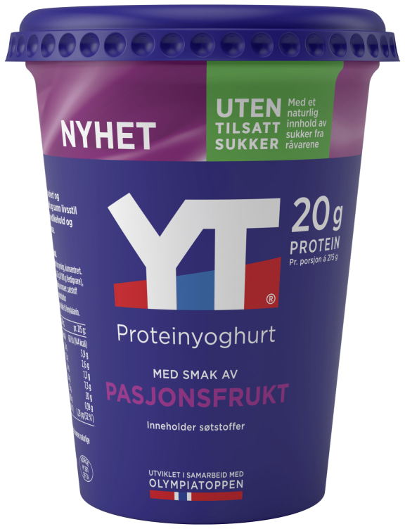 Yt Protein Yoghurt Pasjon 430g Tine
