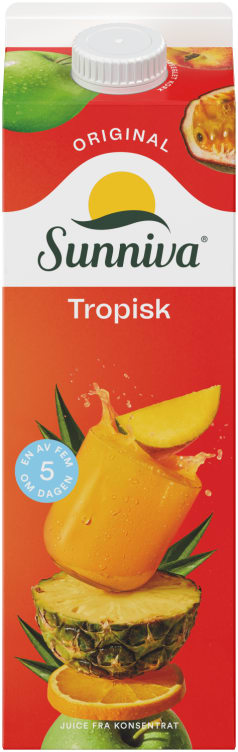 Tropisk Juice Original 1l Sunniva
