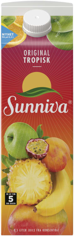 Tropisk Juice Original 0,5l Sunniva