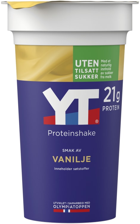 Yt Proteinshake Vanilje 220ml Tine