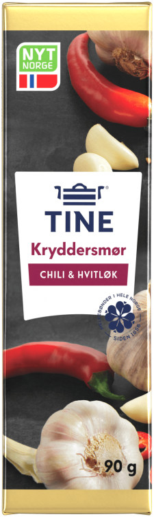 Grillsmør Chili og Hvitløk 90g Tine