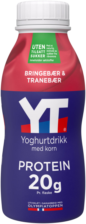 Product Image for Yt Protein Drikk Bringebær/Tranebær 300g Tine
