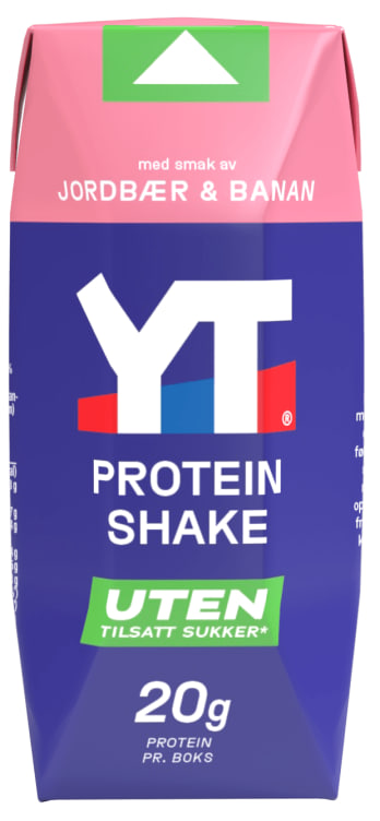 Product Image for Yt Proteinshake Jordbær&Banan 300ml Tine