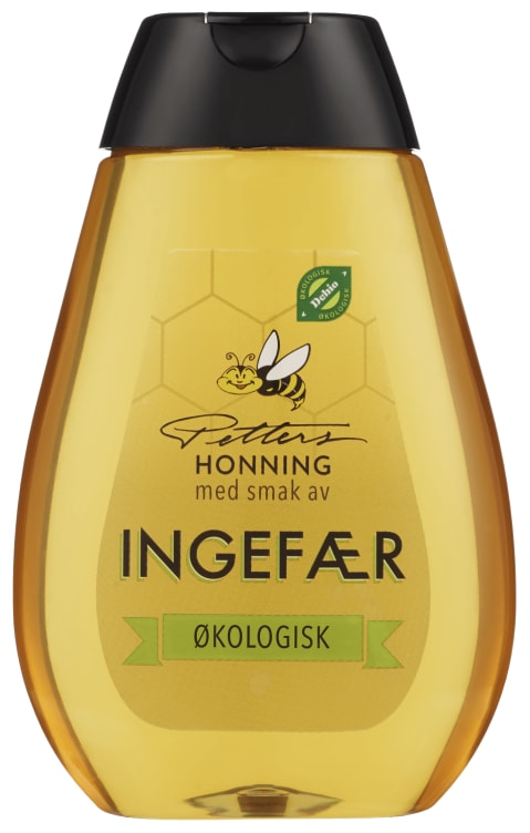 Honning Økologisk Ingefær 350g Flytende Petters
