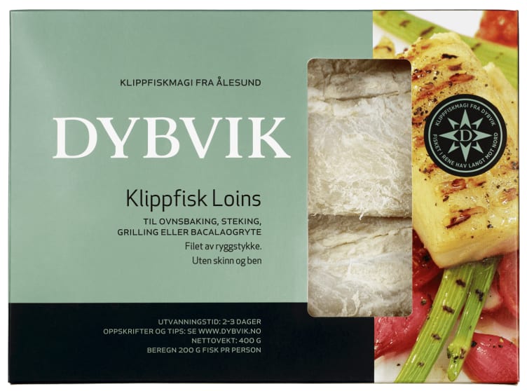 Bilde av Klippfisk Loins u/Skinn&Ben 400g Dybvik