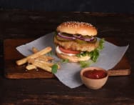 Klippfisk Burger Stekt 100g Dybvik