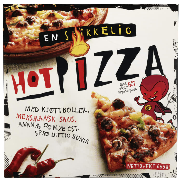 Hot Pizza Kjøttboller 665g