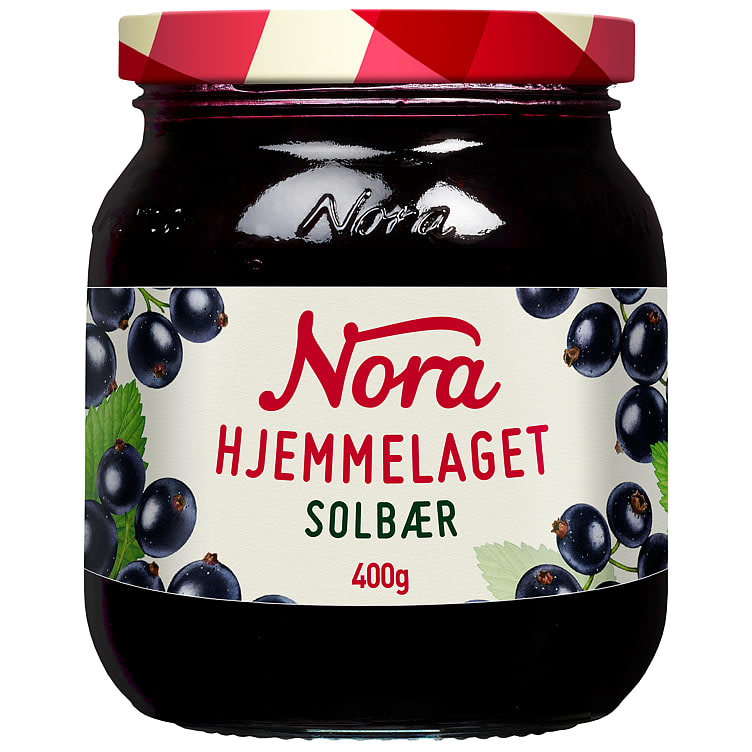 Nora Hjemmelaget Solbærsyltetøy 400g