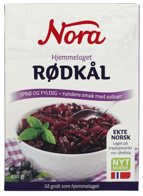 Nora Hjemmelaget Rødkål 450g