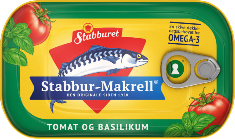 Stabbur-Makrell Tomat&Basilikum 110g