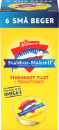 Stabbur-Makrell Porsjon 6x22g Stabburet