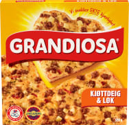 Pizza Grandiosa Kjøttdeig&løk 520g Stabb