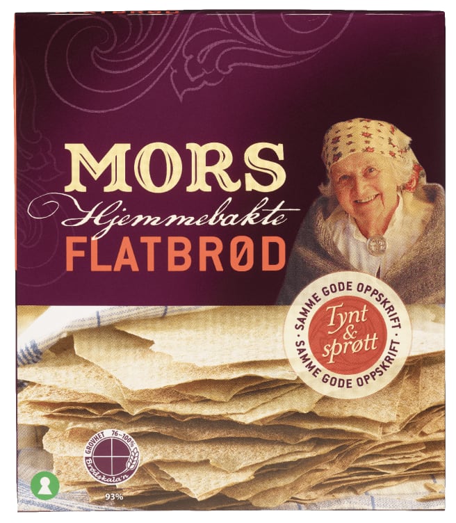 Flatbrød Mors Hjemmebakte 520g