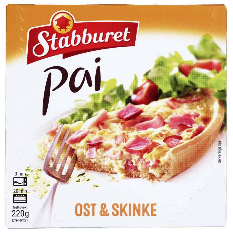 Stabburet Pai med Ost & Skinke 220g